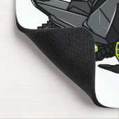 スノーモービル漫画イラストレーション マウスパッド (コーナー)