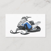 スノーモービル漫画イラストレーション 名刺 (裏面)