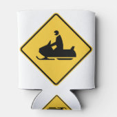 スノーモービル記号 缶クーラー (裏面)