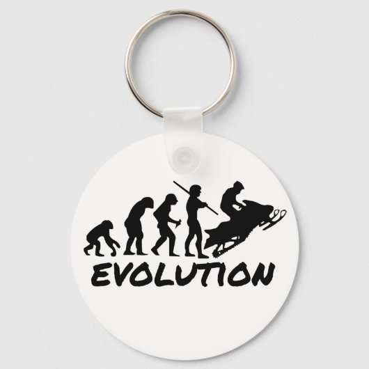 スノーモービル進化 キーホルダー (正面)