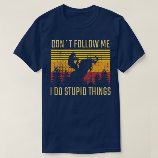 スノーモービル1 Tシャツ (デザイン正面)
