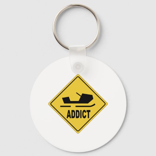 スノーモービル2 キーホルダー (正面)