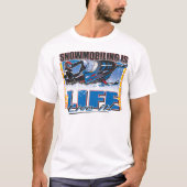 スノーモービル – イスラフ – ザズ Tシャツ (正面)