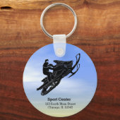 スノーモービル キーホルダー (正面)