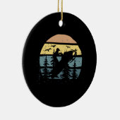 スノーモービル セラミックオーナメント (右)