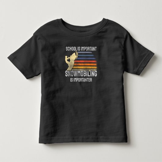 スノーモービル トドラーTシャツ (正面)