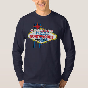 スノーモービル/ノースウッズへようこそ Tシャツ