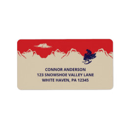 スノーモービル&マウンテンズ差出人住所 ラベル