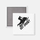 スノーモービル マグネット (正面/裏面)