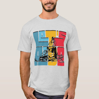 スノーモービル ライダー 引用 Tシャツ