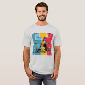 スノーモービル ライダー 引用 Tシャツ (正面フル)