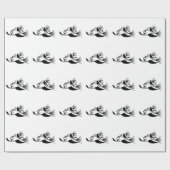 スノーモービル ラッピングペーパー (フラット)