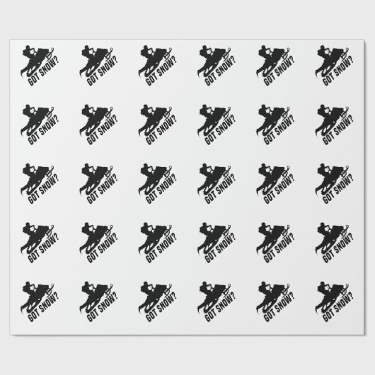 スノーモービル ラッピングペーパー (フラット)