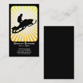 スノーモービル：レトロレイ 名刺 (正面/裏面)