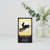 スノーモービル：レトロレイ 名刺 (スタンド正面)