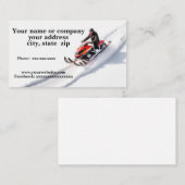 スノーモービル 名刺 (正面/裏面)