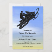 スノーモービル 招待状 (正面)