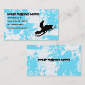 スノーモービル: 粉の道: 名刺 (正面/裏面)