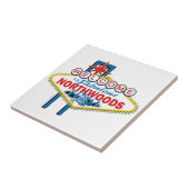 スノーモービル/素晴らしいノースウッズへようこそ タイル (側面)