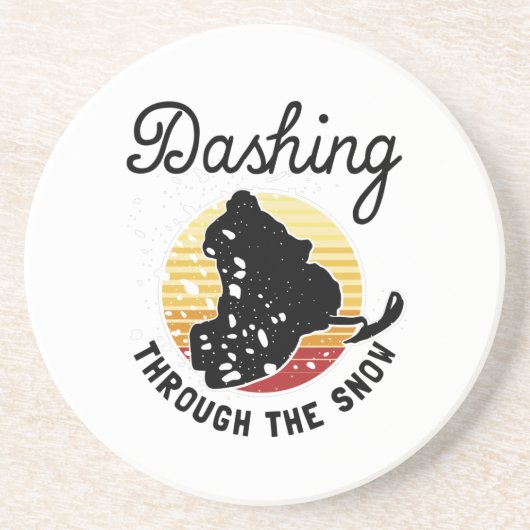 スノーモービル – 雪の中をダッシュイン コースター (正面)