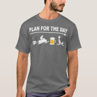 スノーモービル – Skidoo Daily Plan Tシャツ