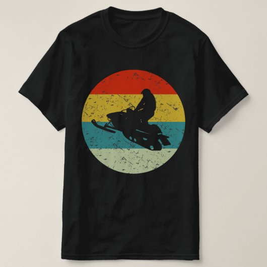 スノーモービル Tシャツ (デザイン正面)