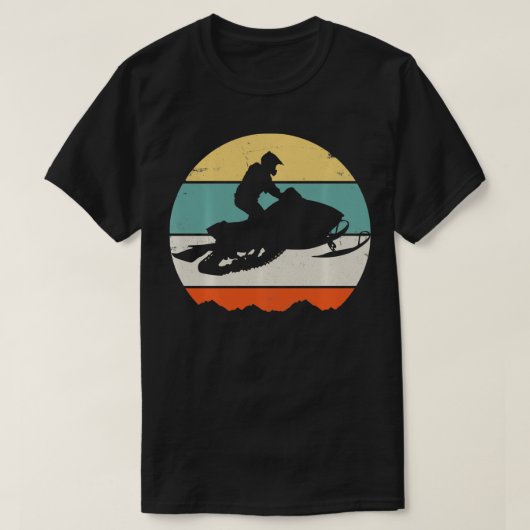 スノーモービル Tシャツ (デザイン正面)