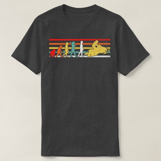 スノーモービル Tシャツ (デザイン正面)