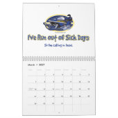 スノーモービルCalander カレンダー (3月 2027)