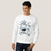 スノーモービルLET IT SNOW NEW YORK スウェットシャツ (正面フル)