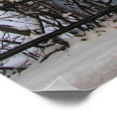 スノーライトシーンプリント ポスター (角)