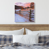 スノーランチ キャンバスプリント (インサイチュ (寝室))