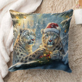 スノーレオパーズホリデーデザインバイリッチアメンギル クッション (ブランケット)