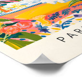 スノーレオパードプリント、マティスのポスター、ピンクの壁 ポスター (角)