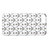 スノーレオパードFrenzy iPhone 7ケース(選択カラー) Case-Mate iPhoneケース (裏面(横))