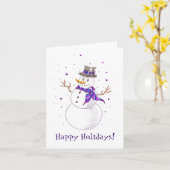 スノーレディ カード (黄色い花)