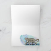 スノーレパード 〜冬のグリーティングカード シーズンカード (内部)