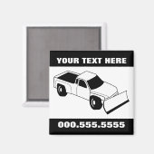 スノーロートラック マグネット (正面/裏面)