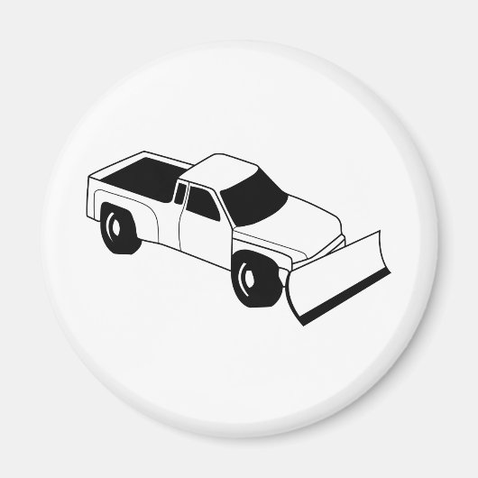 スノーロートラック マグネット (正面)