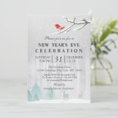 スノーワンダーランドニューイヤーズイブパーティの招待状 招待状 (スタンド正面)