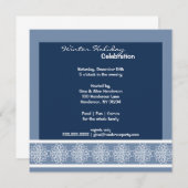 スノーワンダーランドパーティの招待状 招待状 (正面/裏面)