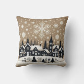 スノーヴィレッジシルエット クッション (裏面)