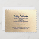 スノーヴィレッジ絵画ズカスタムクリスマスパーティー 招待状 (裏面)