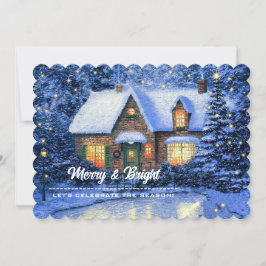 スノーヴィレッジ絵画ズカスタムクリスマスパーティー 招待状