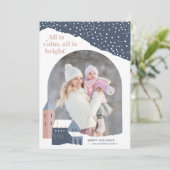 スノーヴィレッジ |フォトホリデーカード シーズンカード (スタンド正面)