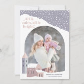 スノーヴィレッジ |フォトホリデーカード シーズンカード (正面)