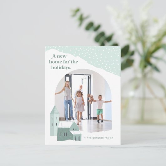 スノーヴィレッジ |フォトホリデー引越し案内 シーズンポストカード (スタンド正面)