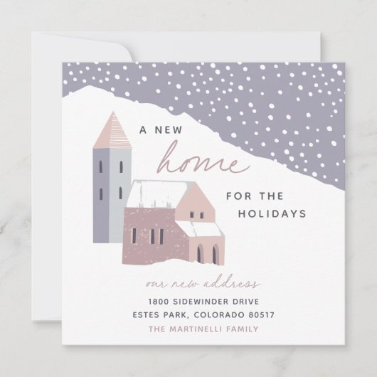 スノーヴィレッジ |休暇の引っ越しの新しいホーム 案内状 (正面)