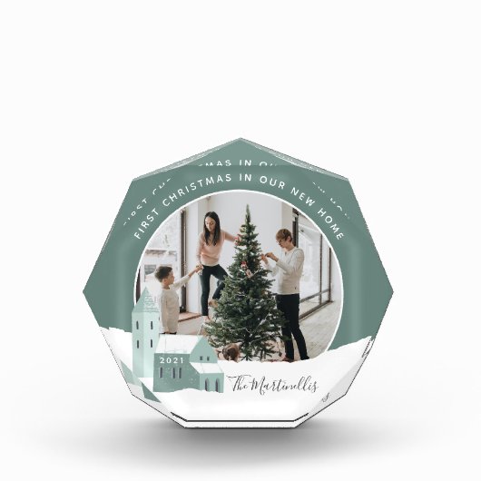 スノーヴィレッジ |新しいホーム初めてのクリスマス フォトブロック (正面)