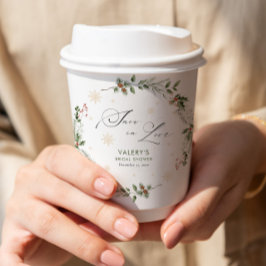 スノー・イン・ラブ ウィンター ブライダルシャワー 紙コップ